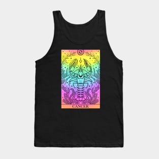 Zodiac sign tarot card Cancer Tank Top